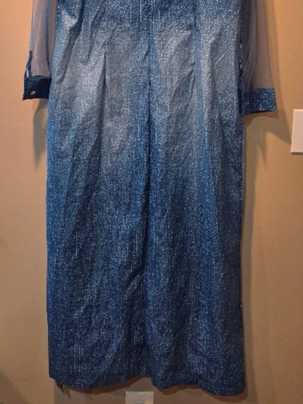Xpluswear Shirt Collar Long Sleeve Button Casual Maxi Dress - Picture 8 of 12